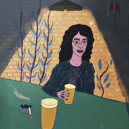 Melancholy at a Bar Print