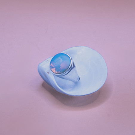 Moonstone Silver Ring