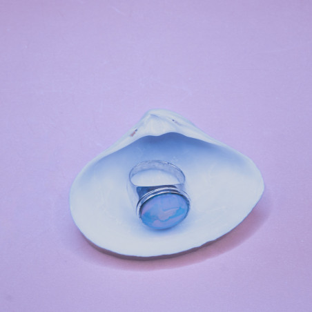 Moonstone Silver Ring