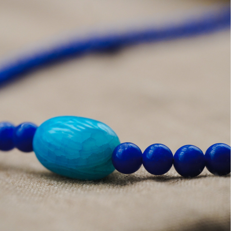 Indigo Blue Necklace