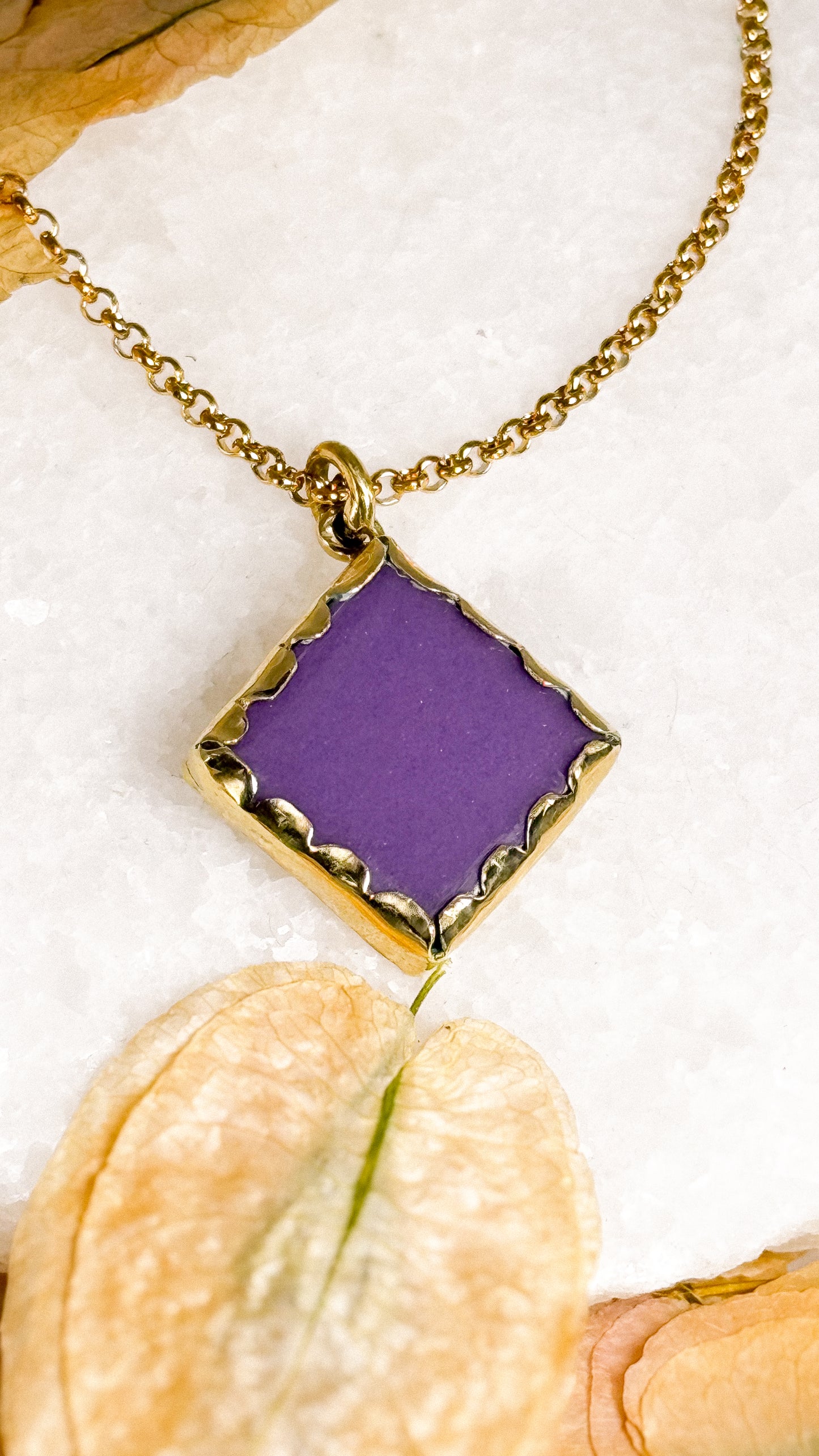 Violet, Esmeralda Necklace